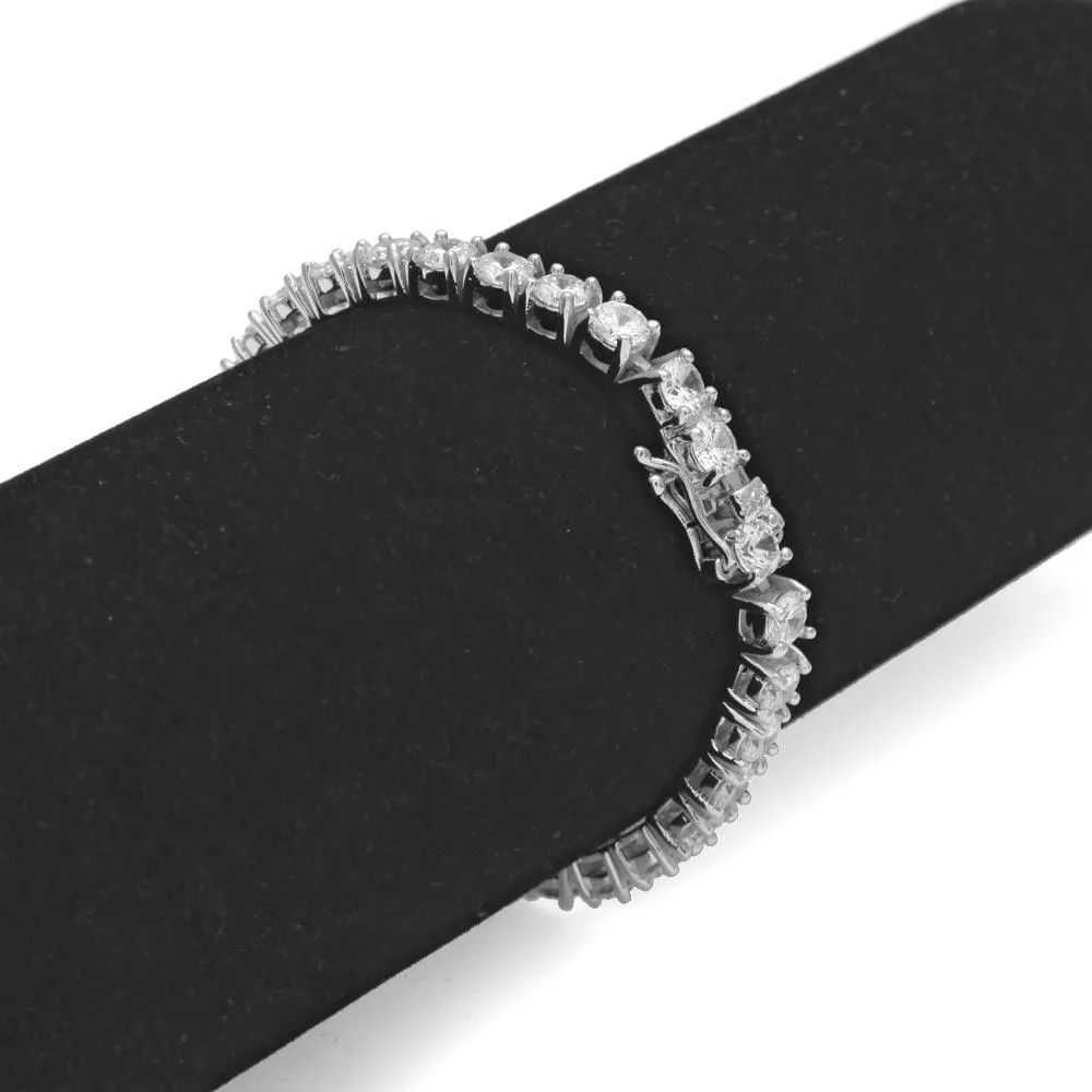 Gold Plated Cubic Zirconia Tennis Chain Barefoot Ankle Bracelet Full Diamond Anklet Foot Jewelry Gift Men & Women for_voghion.com