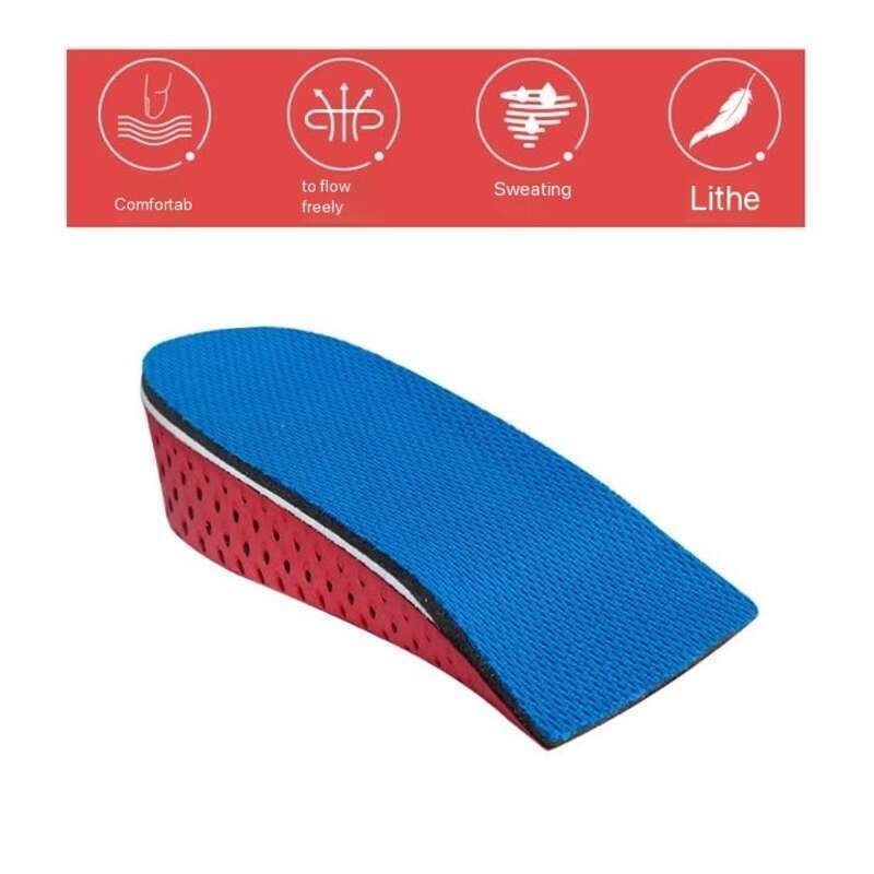 Soletta interna traspirante invisibile da uomo e da donna in EVA con altezza interna aumentata di 2 cm, 3 cm, 4 cm_voghion.com