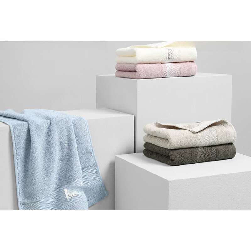 Cotton Absorbent Solid Color Antibacterial Towel_voghion.com