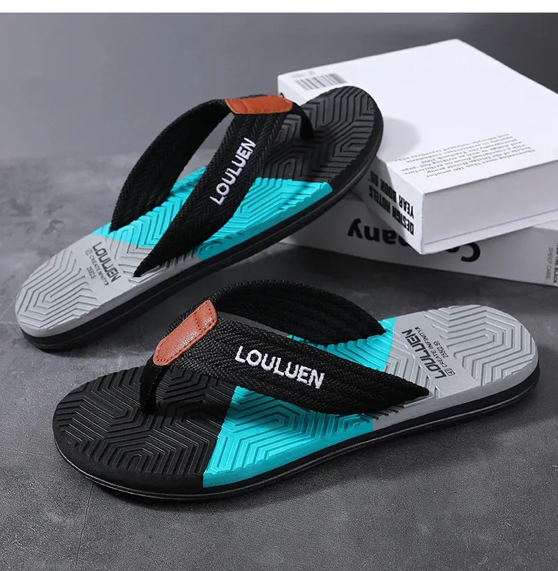 Sommer Thong Flip ps Herre Mode Åndbare Casual Slides Ortopædiske Klips Tå Svangstøtte Strandsandaler 240620_voghion.com
