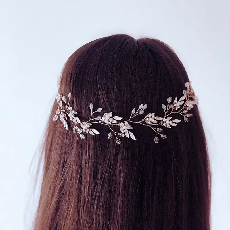 Cerchietto con fiori di cristallo, tiara, fascia per capelli per donna, sposa, regina, festa, matrimonio, accessori per capelli da sposa, fascia per gioielli, regalo_voghion.com