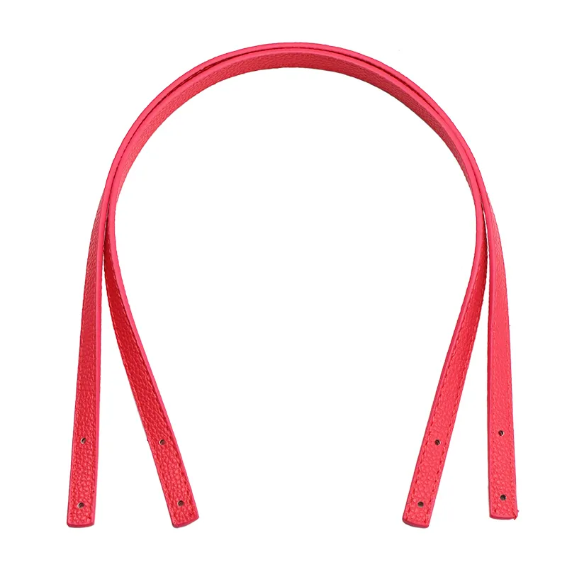 2 stücke Abnehmbare PU Leder Gürtel Litschi Muster Handtasche Band Schulter Gurt Geschenk Box Griff DIY Tasche Zubehör_voghion.com