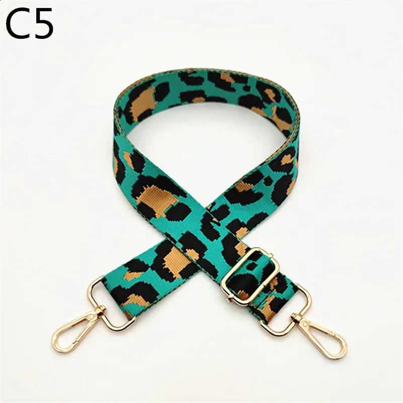 3.8cm Leopard Print Narrow Shoulder Strap Adjustable Womens Belts Replacement Bag Accessories 240805_voghion.com