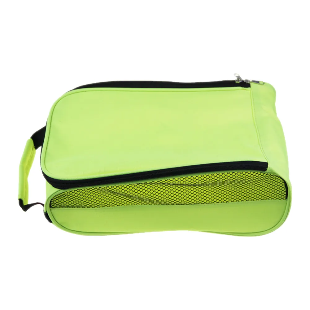 Unisex Shoe Portable Mesh Travel Shoes Carrier Bags With Zipper Hand-Held Breathable Ultra-light For Outdoor Sports_voghion.com