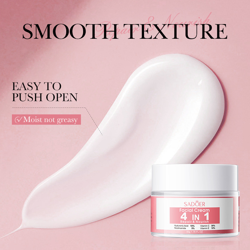 SADOER Crème visage raffermissante, comblante, hautement hydratante et rajeunissante quatre en un_voghion.com