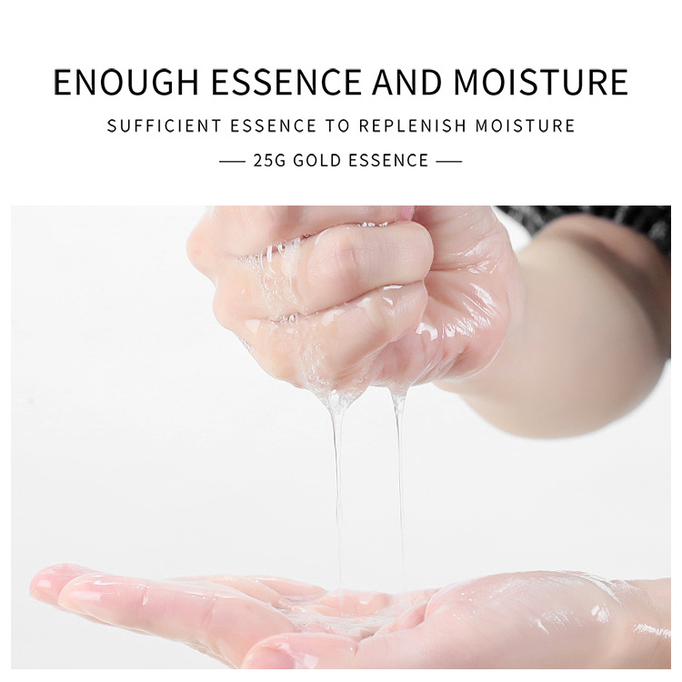 Masque visage feuille d'or hydratant pour une peau éclatante_voghion.com