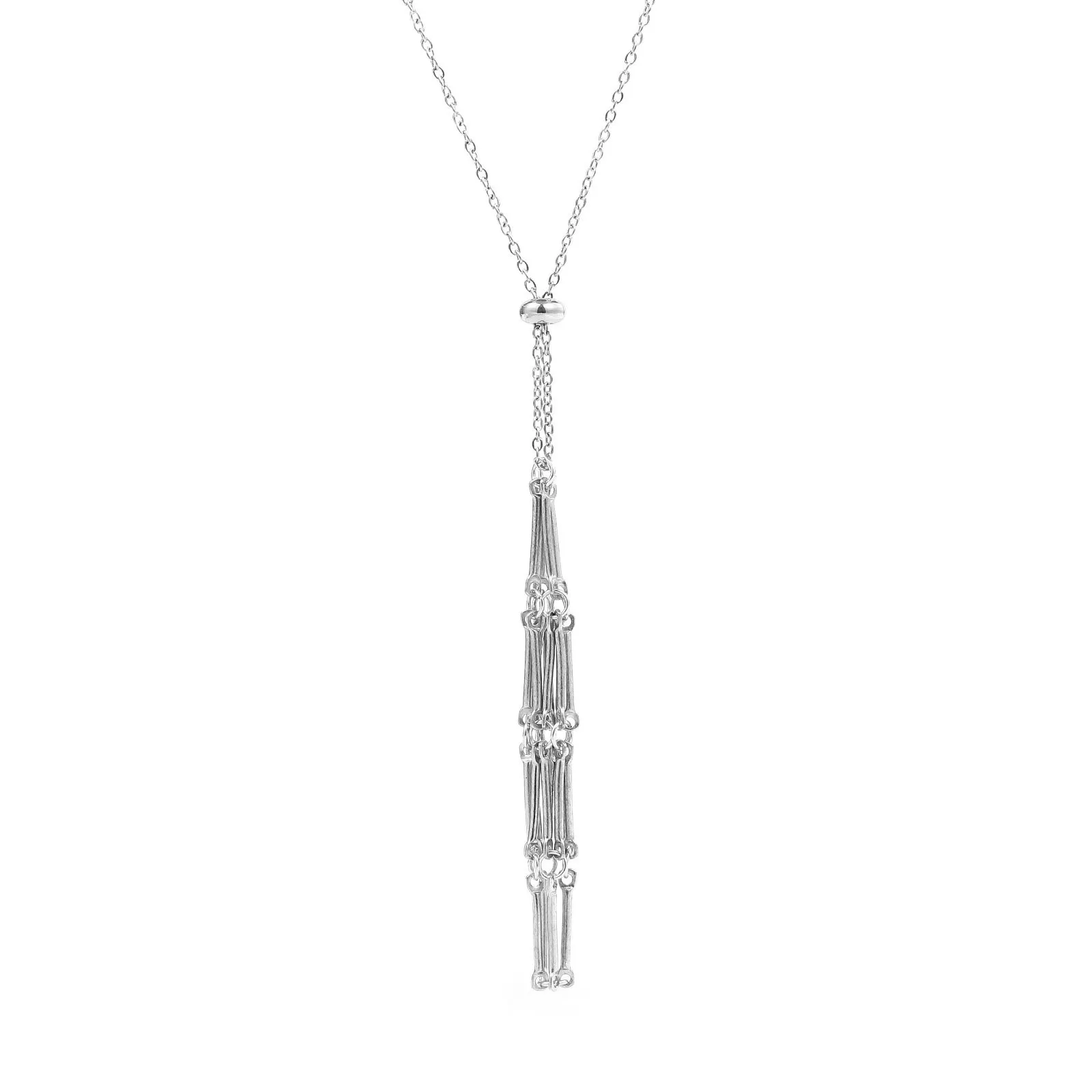 Chaînes 1PC Collier Cage En Cristal En Acier Inoxydable Chaîne En Métal Pierre Collecter Support De Filet Collier Réglable Pour Bijoux De Bricolage_voghion.com