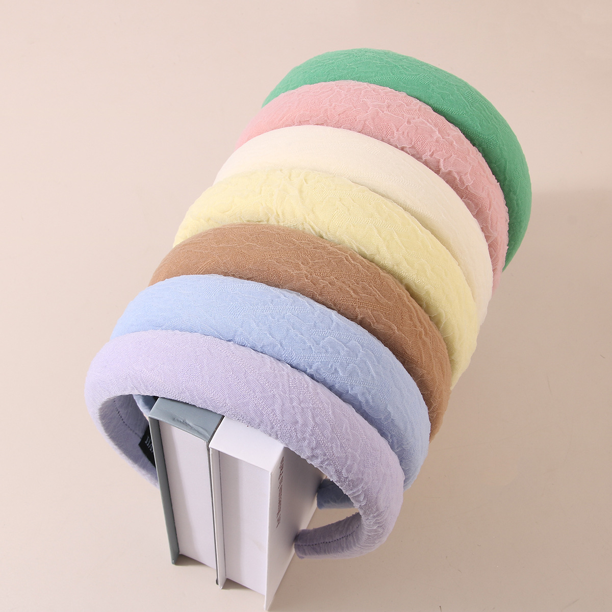 Guanyang versione coreana della fascia per capelli in spugna pieghettata in pizzo a tesa larga per le donne, fascia per aumentare il tutto, accessori per capelli per il lavaggio del viso all'ingrosso_voghion.com