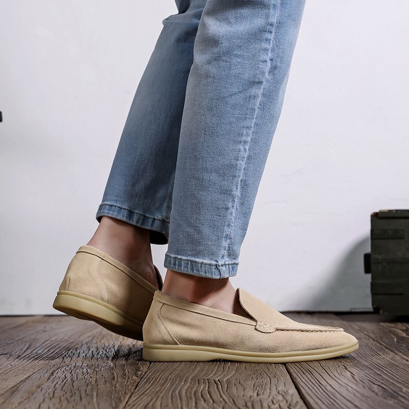Herbstneue Low-Cut Loafer für Herren aus Wildleder - Stilvoll und bequem_voghion.com