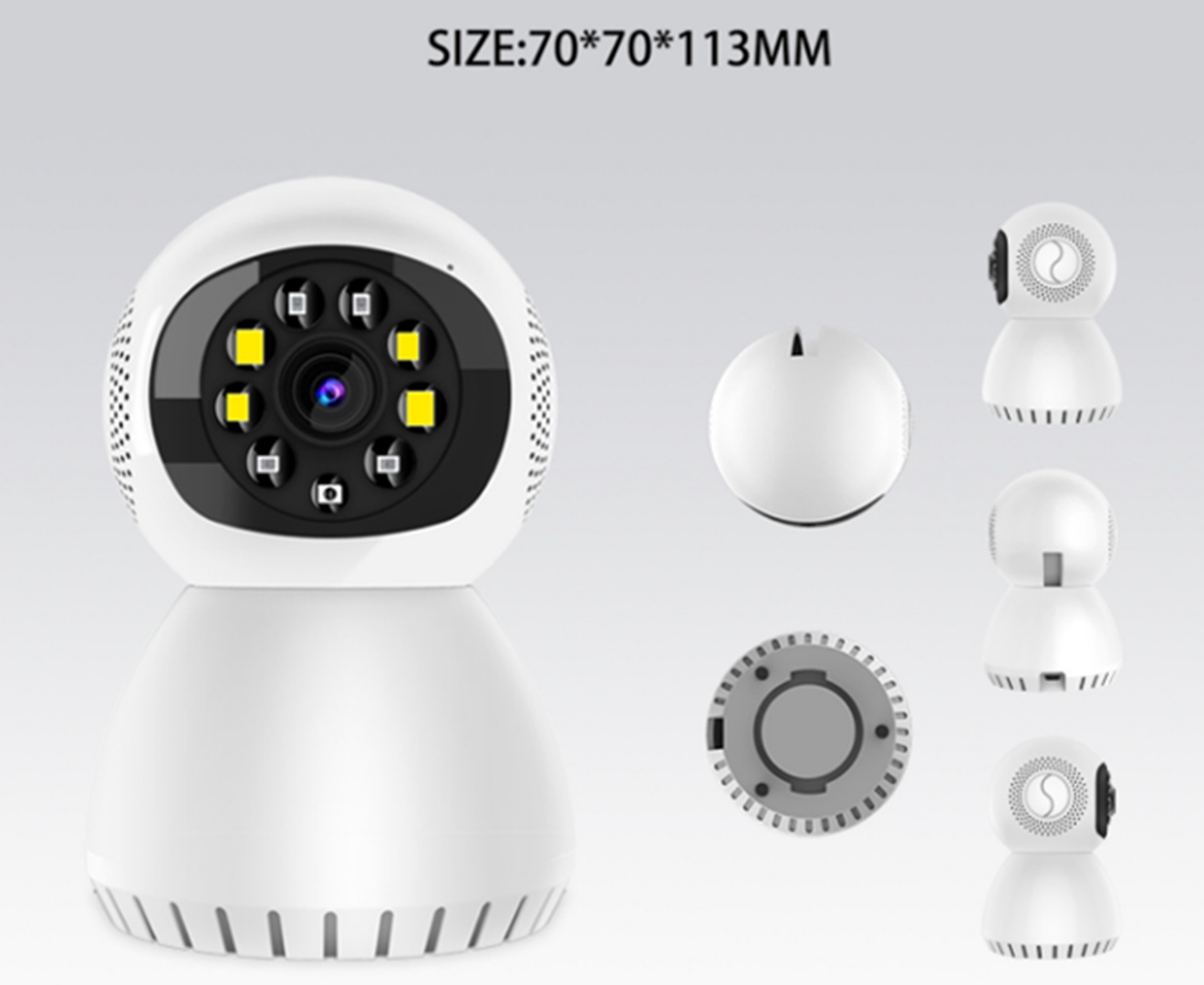 C03 6X 1080P Night Vision Wireless Camera Wifi Remote Monitoring Two-way Audio_voghion.com