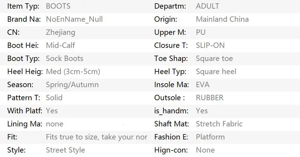 4Autumn Winter Ankle Socks Shoes Fashion Large Size 43 Knitted Short Boots Women Slip on High Heels Botas De Mujer_voghion.com