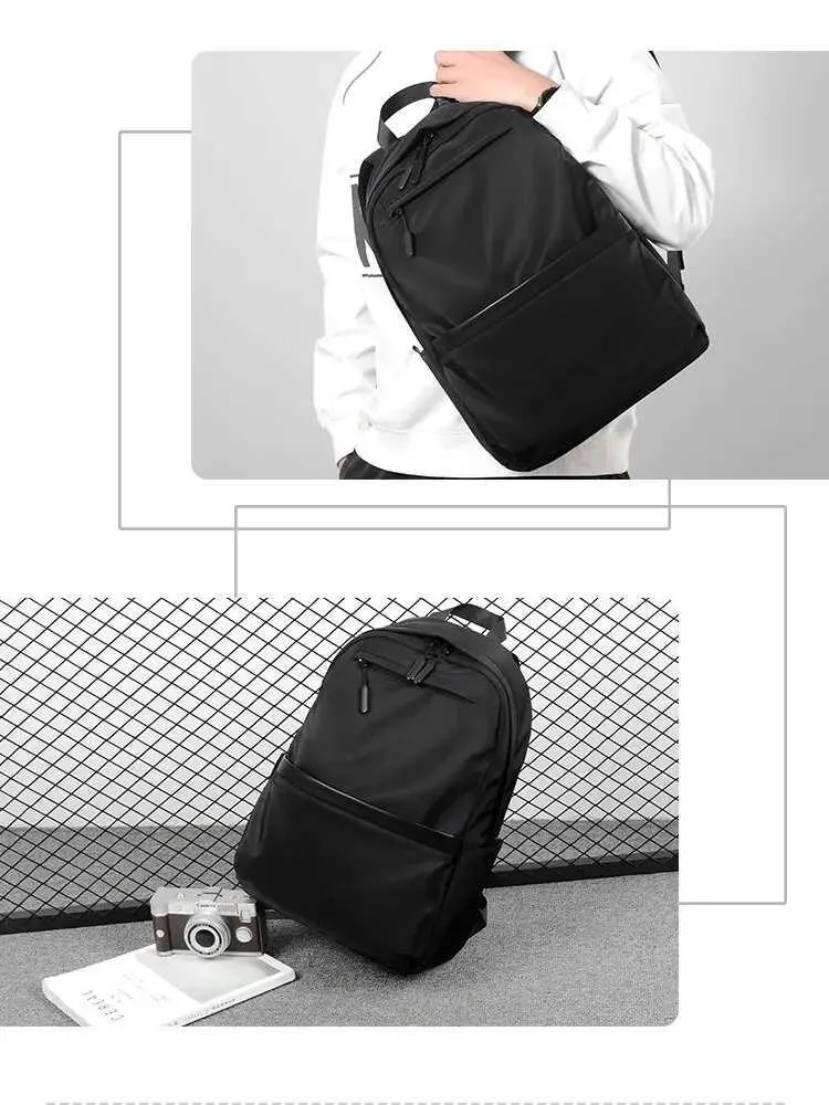 Men Business Backpack Laptop Student Travel Bag BackpackC241011C241011_voghion.com