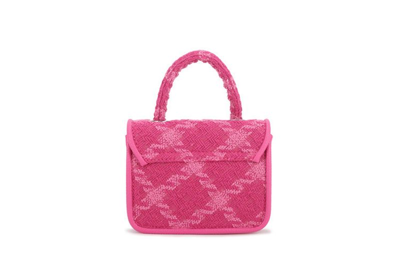 Stil High-End-Textur Nischendesign Schloss Wolldiamantkette kleine quadratische Tasche Schulter Crossbody Handtasche_voghion.com