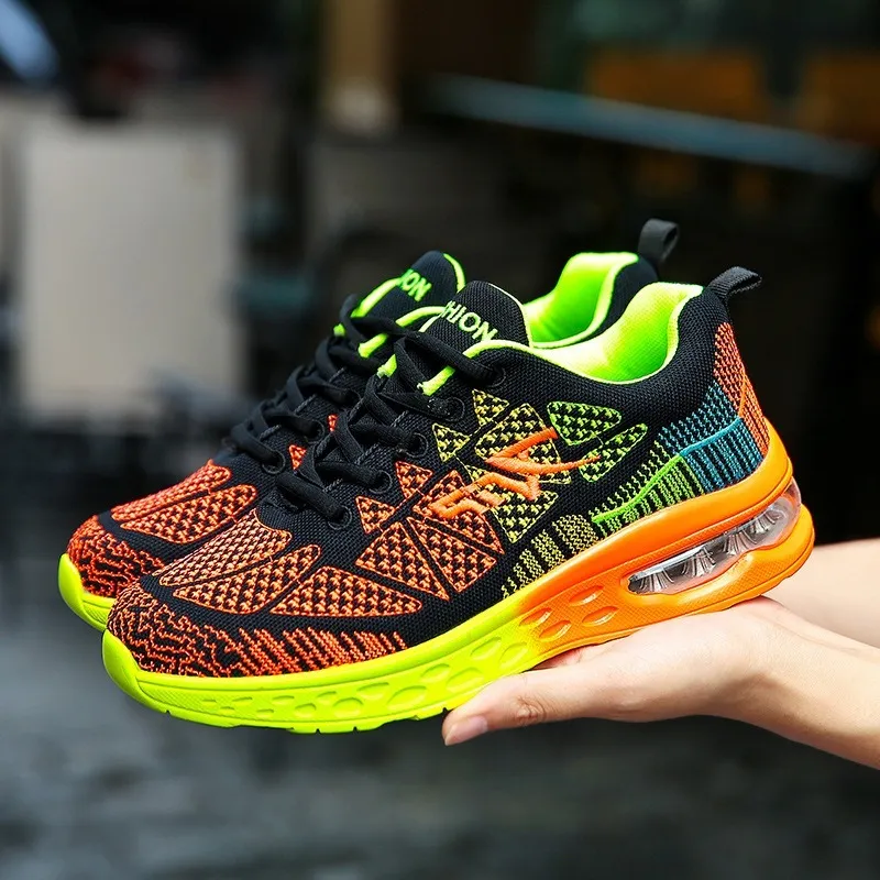 Comfortable Breathable Running Shoes For Men And Women Graffiti_voghion.com