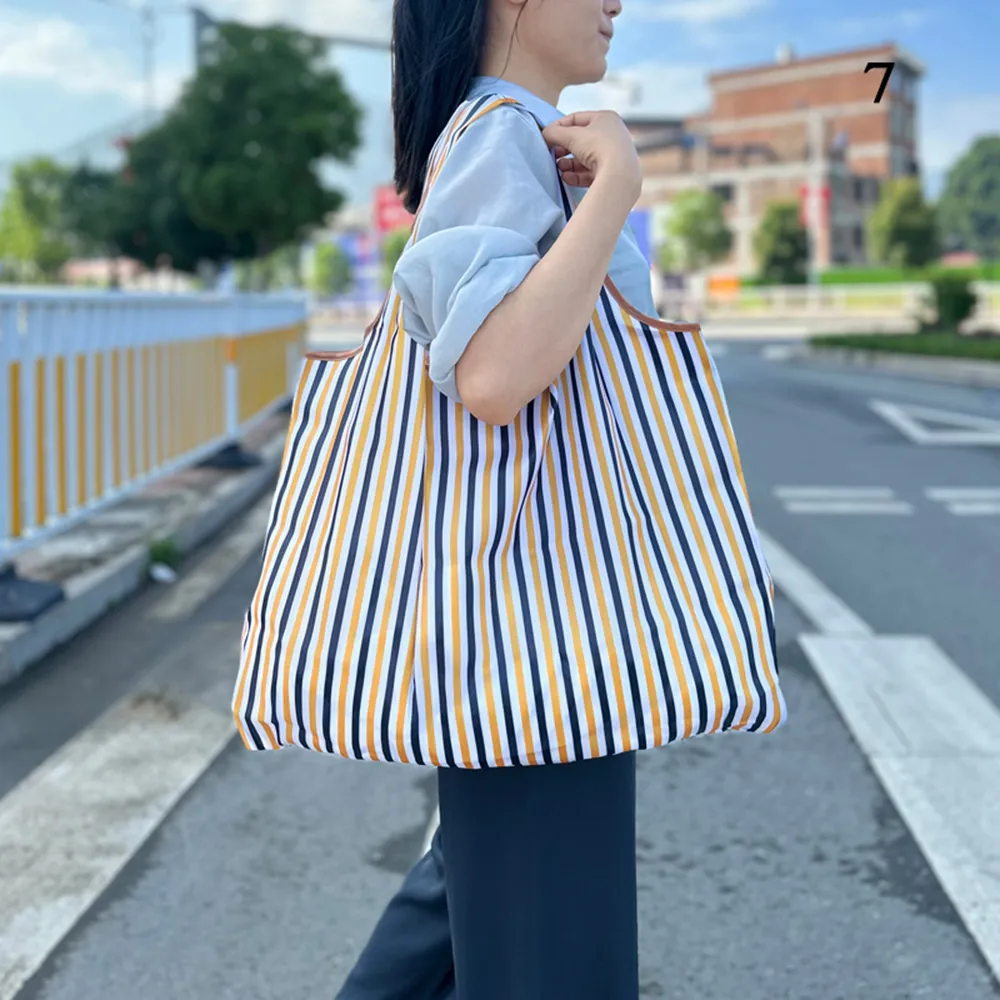 Large Reusable Eco Bag Grocery Beach Toy Storage Bags Shoulder Shopping Foldable Tote Pouch Package_voghion.com