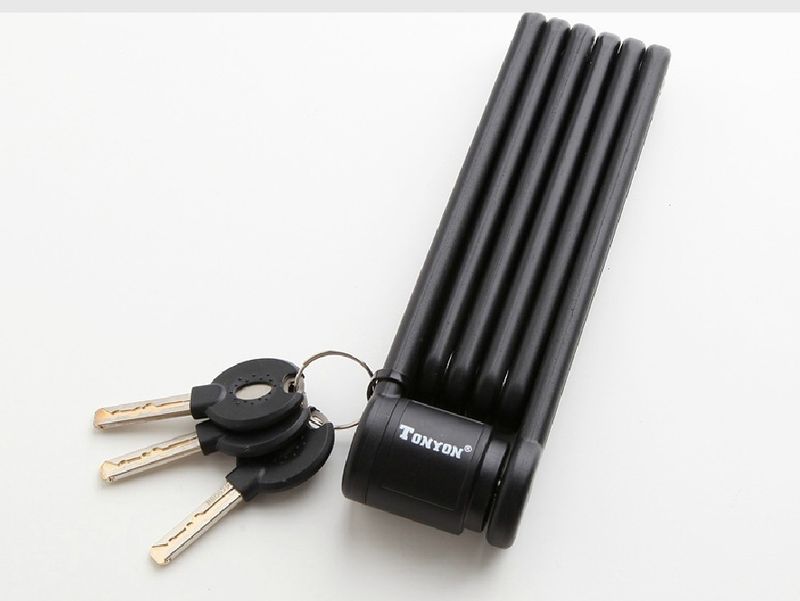 Universal Anti Hydraulic Scissor Bicycle Universal Four Section Folding Mountain Electric Bike Anti-theft Lock 3853_voghion.com