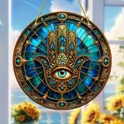 Acchiappasole amuleto della stregoneria - Arte mistica in acrilico da 20 cm. Decorazione incantevole per la casa o il giardino, perfetta per gli spazi fantasy._voghion.com
