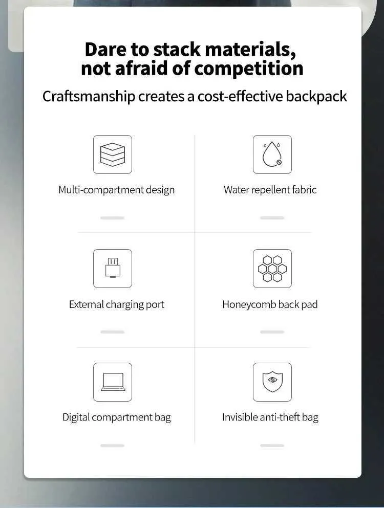 Waterproof Anti-theft Men's Business Backpack With Usb Charging_voghion.com