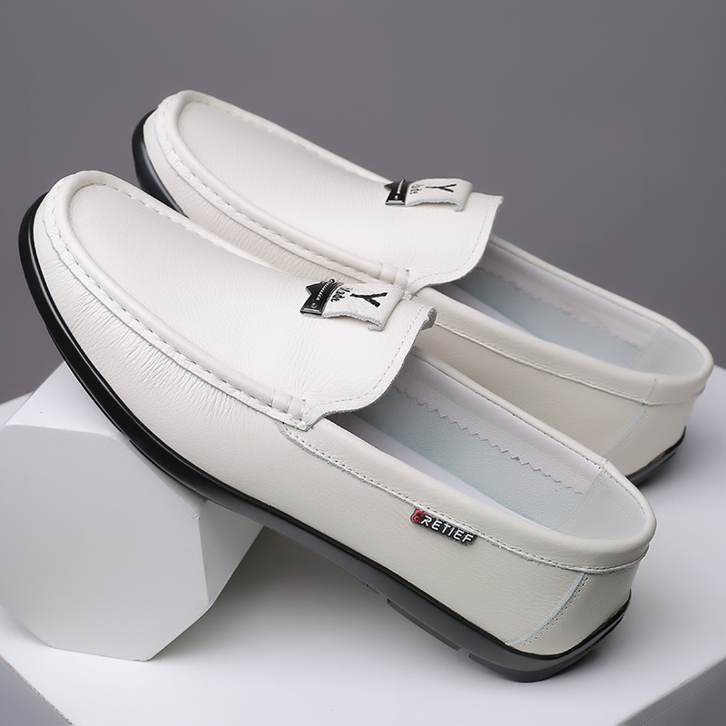 Herren Halbschuhe Lederschuhe für Herren Freizeitschuhe Mokassins Atmungsaktive Sneakers Herren Fahrschuhe Komfort Flats_voghion.com