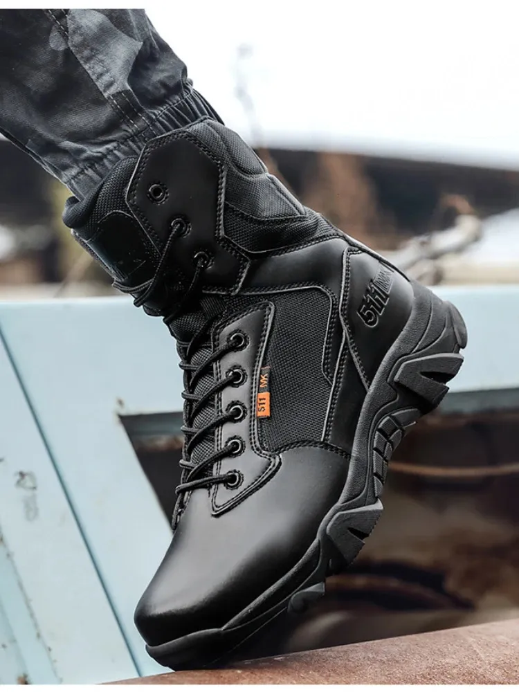 High Quality Leather for Men Bot Boots Bots Shoes Waterproof 240628_voghion.com