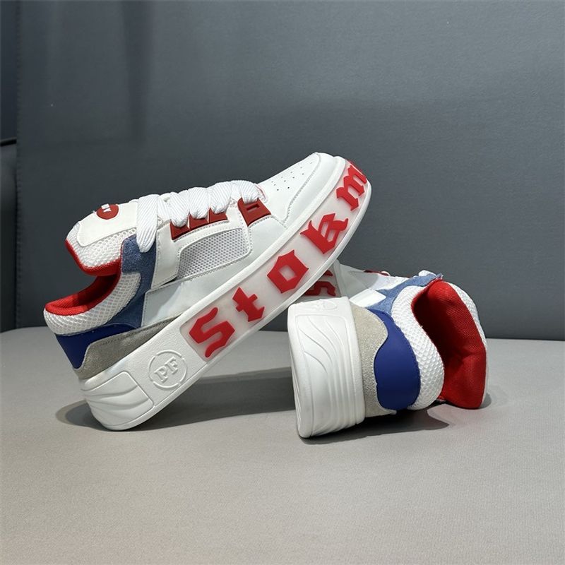 Personalized Fashion Comfortable Casual Campus Student Thick Soles Increase Board Shoes Male_voghion.com