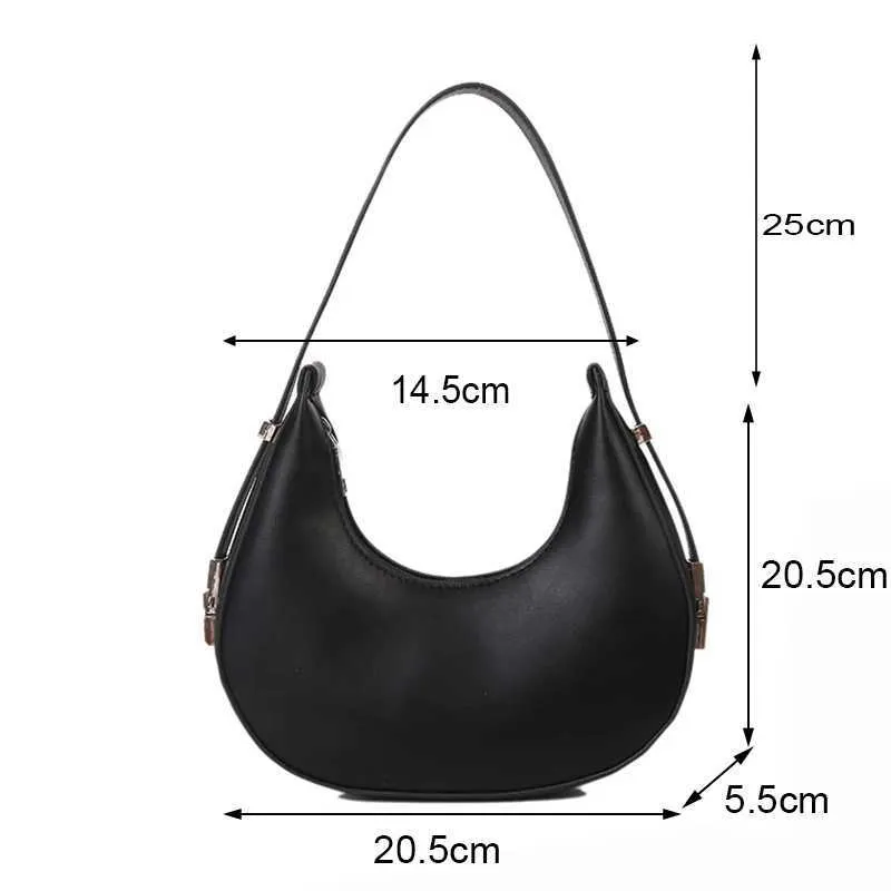 Borsa a tracolla semplice da donna in pelle PU con tracolla alla moda Y241115_voghion.com