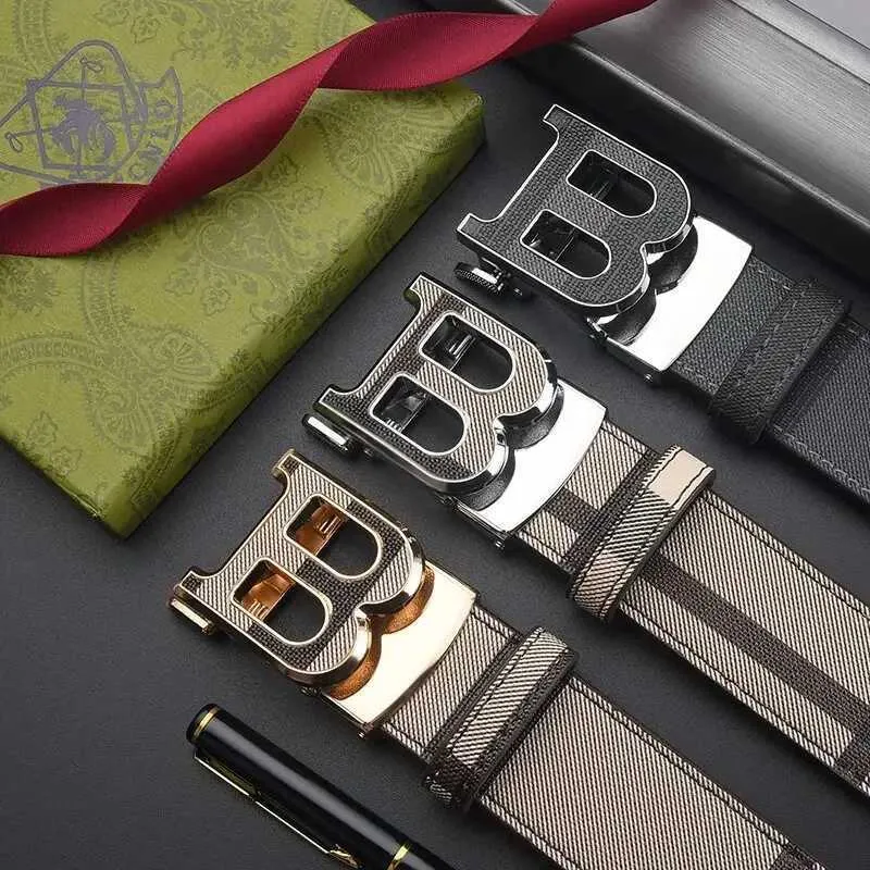 Gürtel Neue High-End-PU Casual Simple Business Letter B Schnalle Gürtel Luxuriöse und modische Herren Lederaccessoires_voghion.com