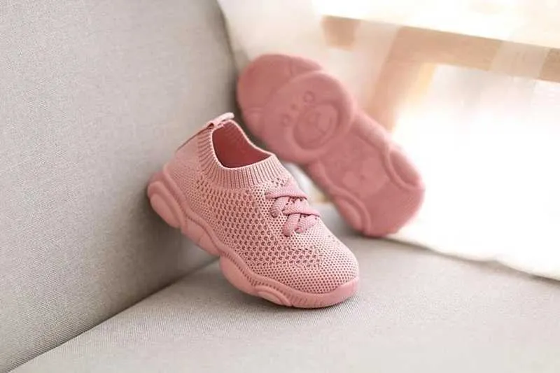 Zapatillas deportivas antideslizantes de suela blanda para bebés, informales, planas, tallas para niños, primavera y verano, M241016_voghion.com