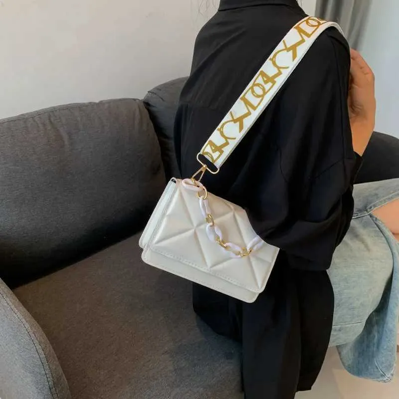 Winter schulter frauen stein muster PU leder kreuz tasche marke handtasche kette einkaufen kupplung brieftasche Y241121_voghion.com