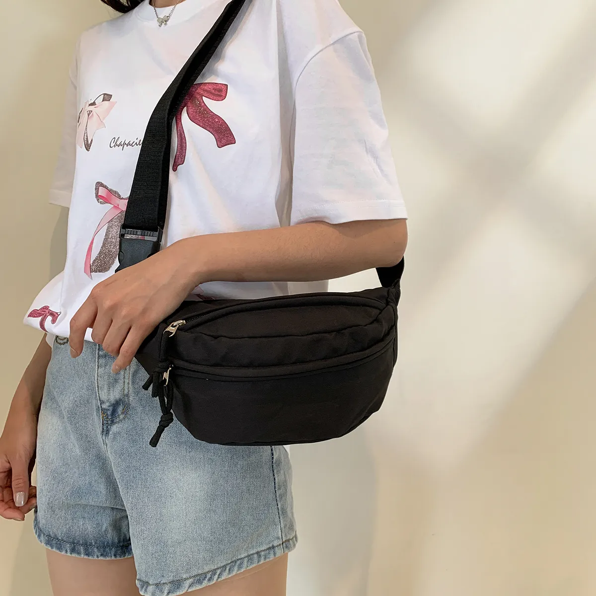Marsupio da donna, marsupio da petto, marsupio da donna, con cinturino regolabile, per viaggi, sport e corsa, marsupio_voghion.com