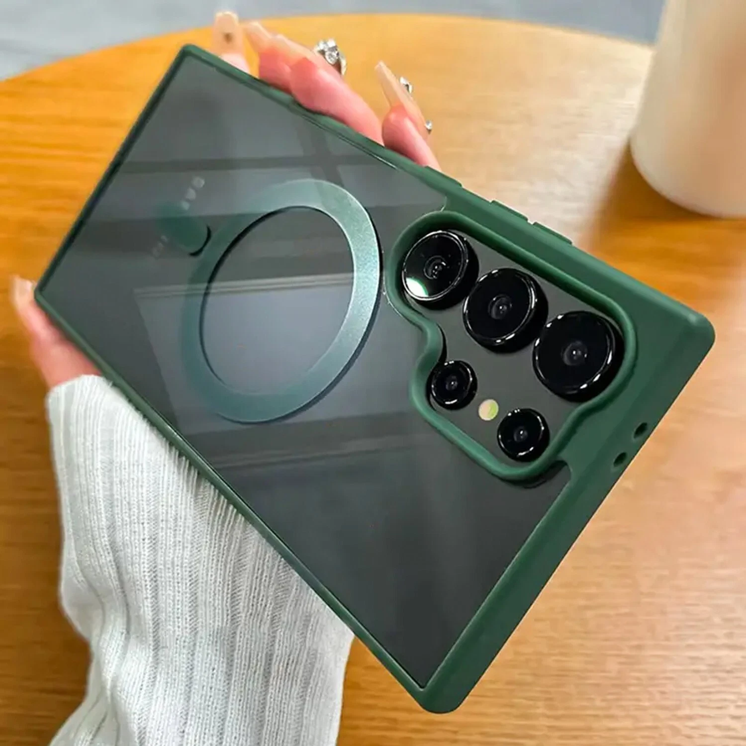 For Samsung Galaxy S25 Ultra S24 S23 S22 Fe Case Shockproof Mag.safe Cover Screen_voghion.com