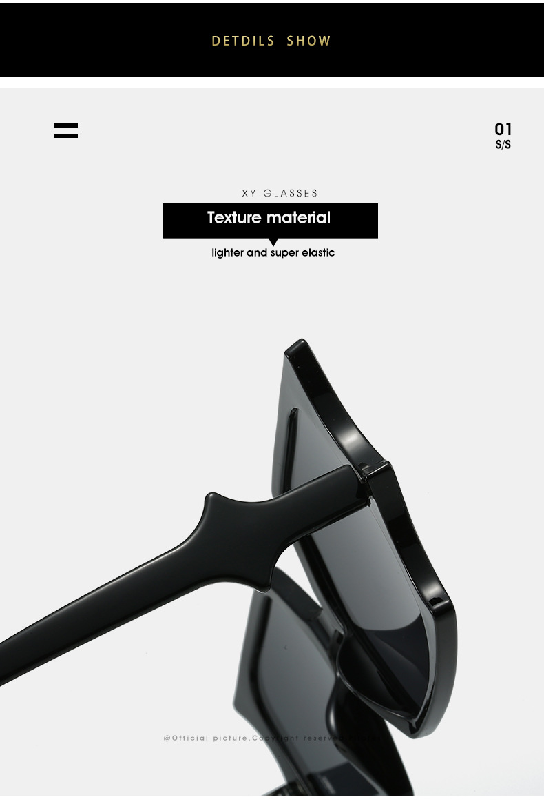 Occhiali da sole donna quadrati rettangolari stile alla moda_voghion.com