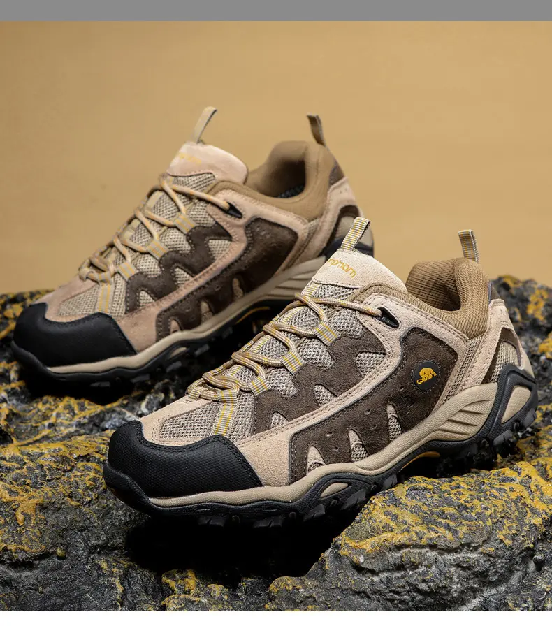 Large-size Fashion Trendy Outdoor Shoes, Casual Lightweight And Comfortable Hiking Shoes, All-season Breathable Hiking Shoes_voghion.com