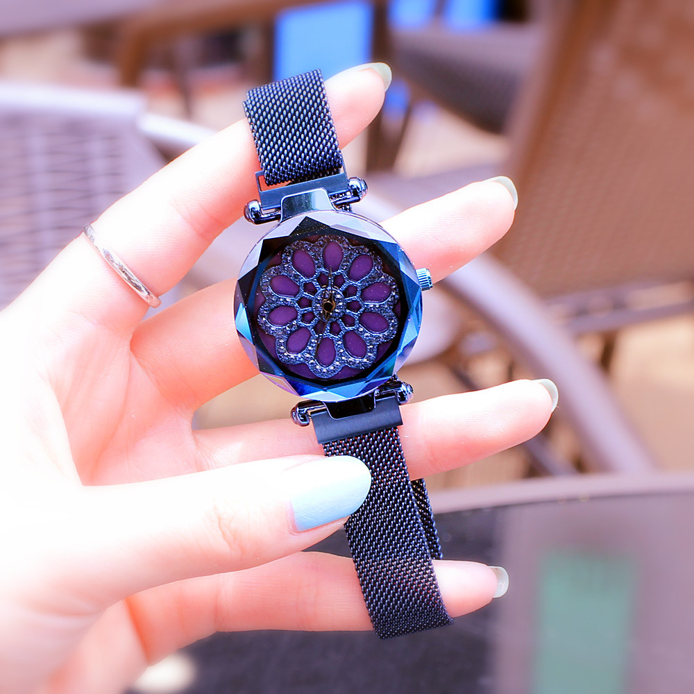 Set di diamanti da donna Counter Fashion, Times Come and Go, maglia magnetica con orologio marea_voghion.com