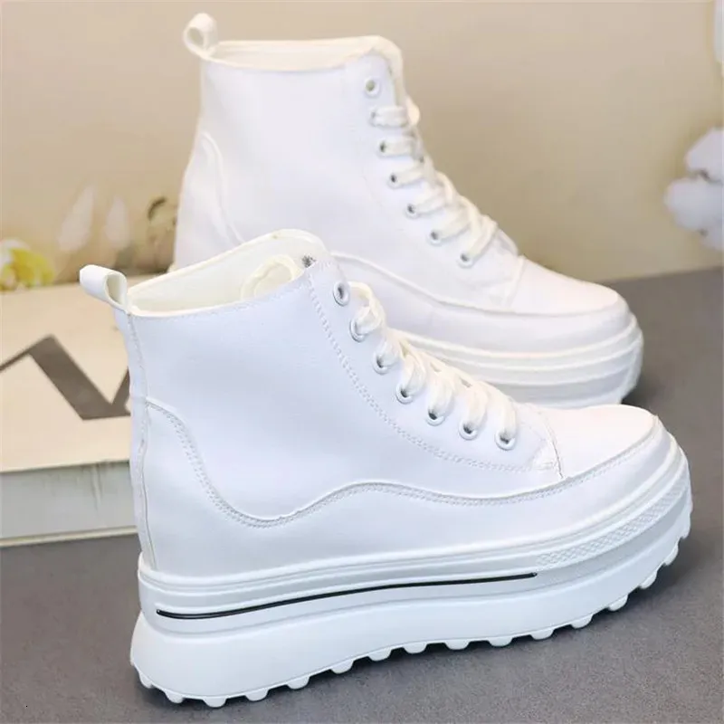 Platform Pu Leather Wedge Hidden Boots For Women Winter Running_voghion.com