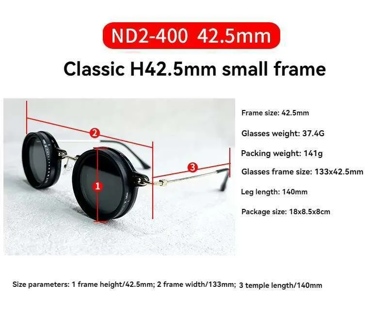 DHCollections Abgerundete, polarisierte Herren-Sonnenbrille mit ND-Filter und einstellbarer Tönung, 2025_voghion.com