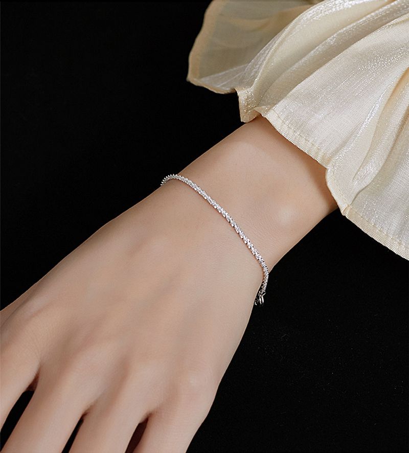 Sterg Sier Full Sky Star Bracelet For Women In Korea, Simplified Student Forest Style, Cool And Unique Design,_voghion.com