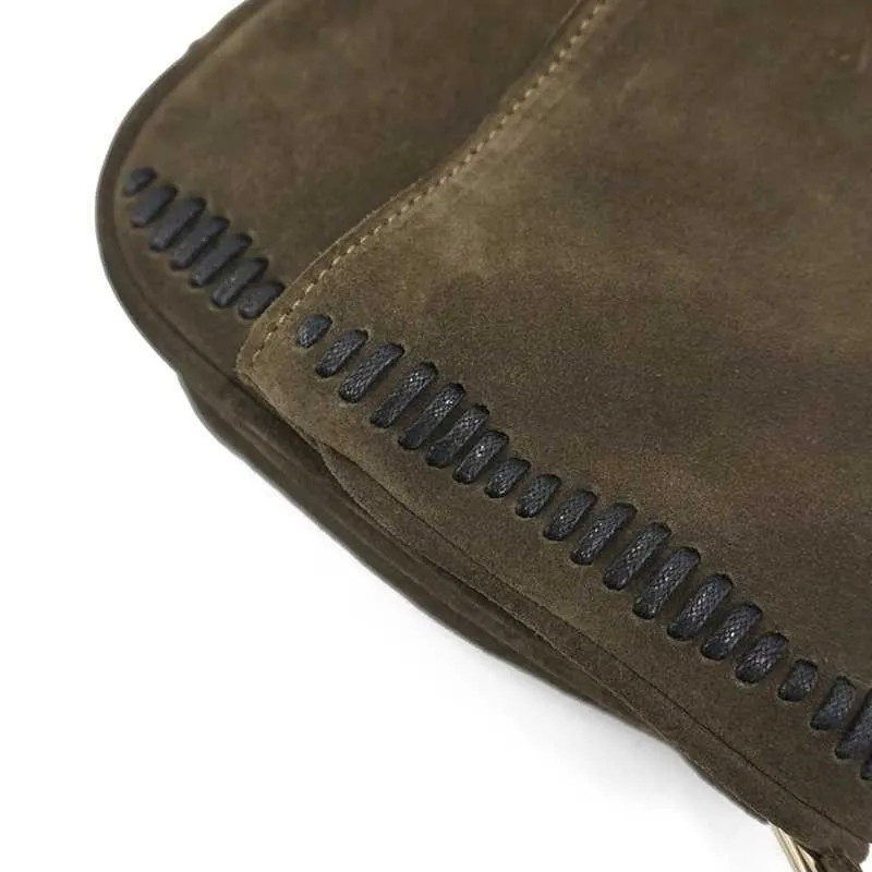 Sac à bandoulière en daim véritable et nubuck pour femme, sac à bandoulière latéral à franges, sac de créateur Za, taille moyenne, élégant au quotidien_voghion.com