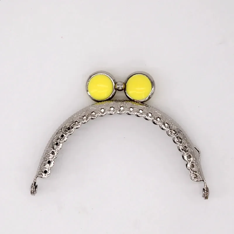 10 stuks 8,5 cm halve cirkel sierkant platte kraal metalen portemonnee frame kus sluiting tas accessoires 240731_voghion.com