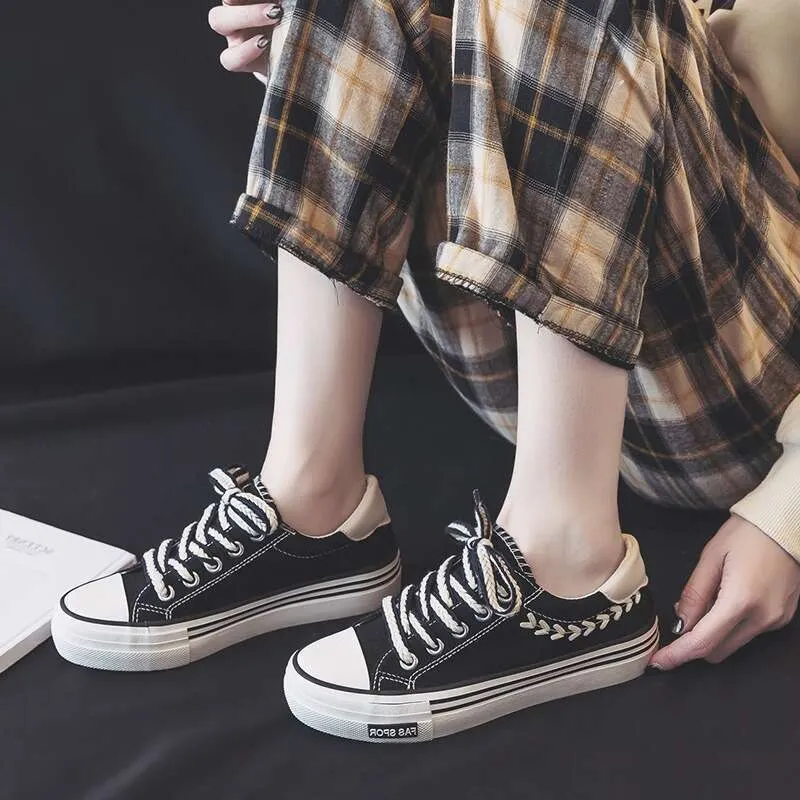 Running Fashion Women Minimalism Canvas Shoe Casual Outdoor Shoes ss1 ss_voghion.com