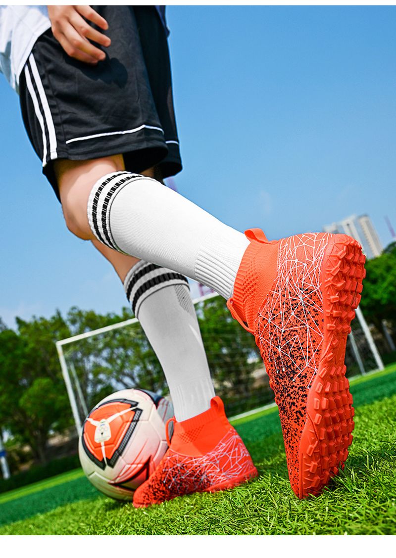 High-Top-Fußballschuhe für Männer und Frauen Modelle mit langen Spikes Jugend Sekundarschüler professionelles_voghion.com