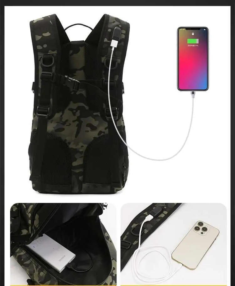 Nouveau sac à dos de camouflage militaire Sparrow d'extérieur pour hommes et femmes, sac d'assaut tactique d'équitation Ba241107_voghion.com
