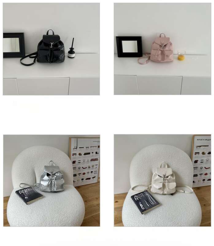 Simple Versatile Spring Korean Version Of The New Shoulder Women's Bags Fashion PU Large Capacity Backpacks_voghion.com