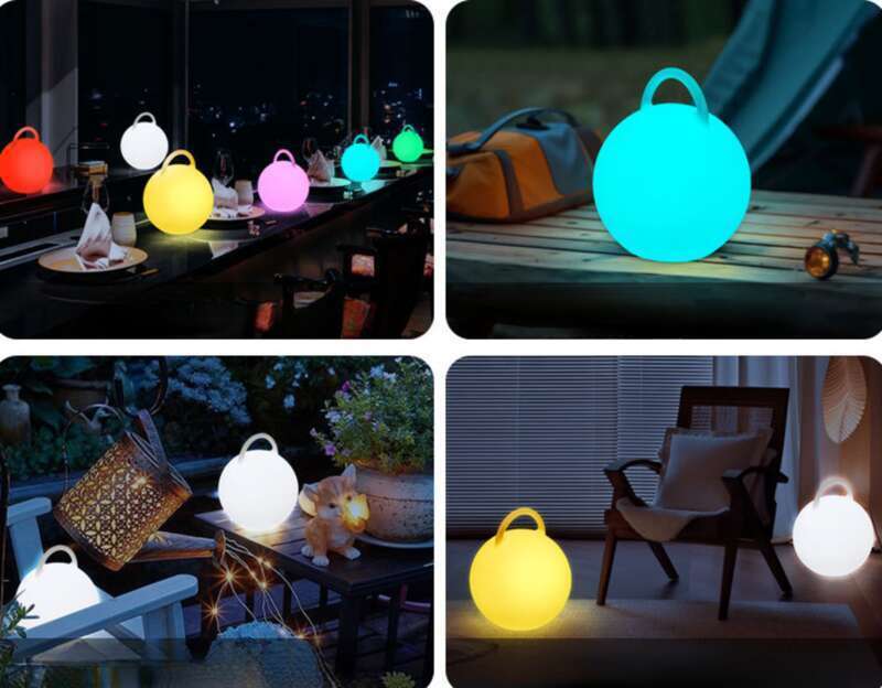 Handheld LED Night Light, Wireless Remote Control Dimming, Bedside Decoration, And Care Atmosphere Are All Taken Care Of_voghion.com