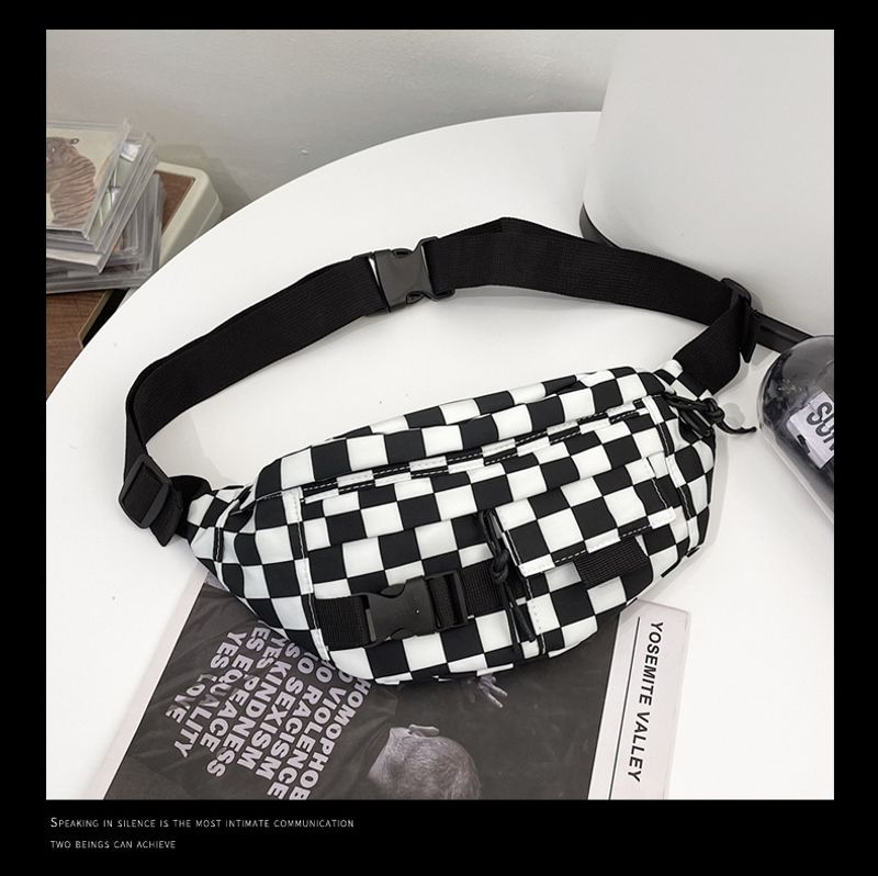 Sport Multifunktionale Outdoor Running Hüfttasche Freizeit Herren Verschleißfeste Brust Trendy Mobile Umhängetasche_voghion.com