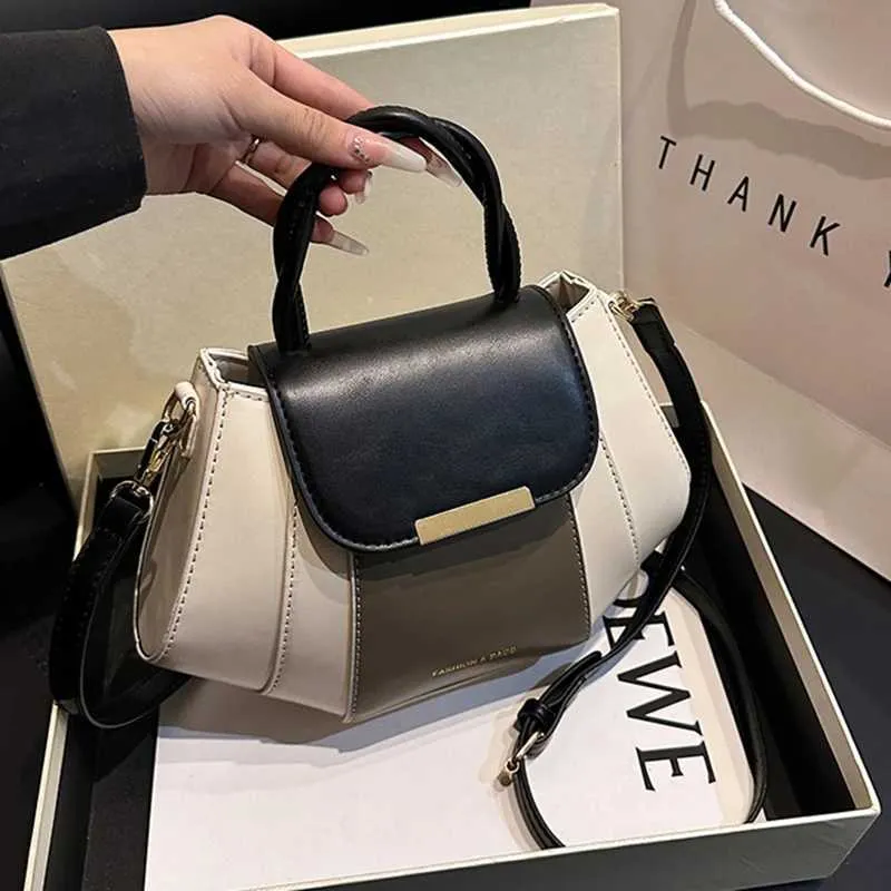 High Quality Soft Leather Handbag Women Purses Female Designer Patchwork Ladies Shoulder Crossbody Bag Sac A Main_voghion.com