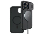 For 16 Case [Support Charger] CamShield With Camera Protection Magnetic Shockproof Cover (Black)_voghion.com
