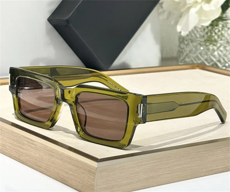 Classic Vintage Square Sunglasses For Men Acetate Trendy Versatile_voghion.com