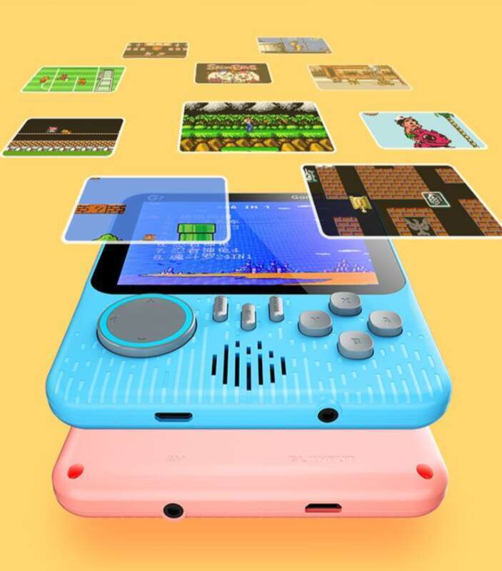 G7 Ultra-thin Handheld Macaron Console, Nostalgic 666 Games, High-definition Color FC Game Console_voghion.com