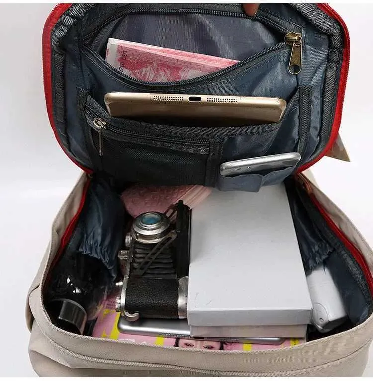 14-tommers bærbar PC for menn og kvinner, flere lommer, bokveske, skole, gutter og jenter, høy kvalitetsryggsekk for arbeidsreiser, 16LC241107_voghion.com